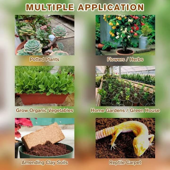 🔥 LAST DAY 49% OFF 🌱 Premium Organic Coconut Coir Bricks For Plants