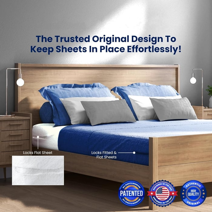 ๐ Last Day 49% OFF ๐ Sheet Holders - Secure Bed Sheets Firmly in Place
